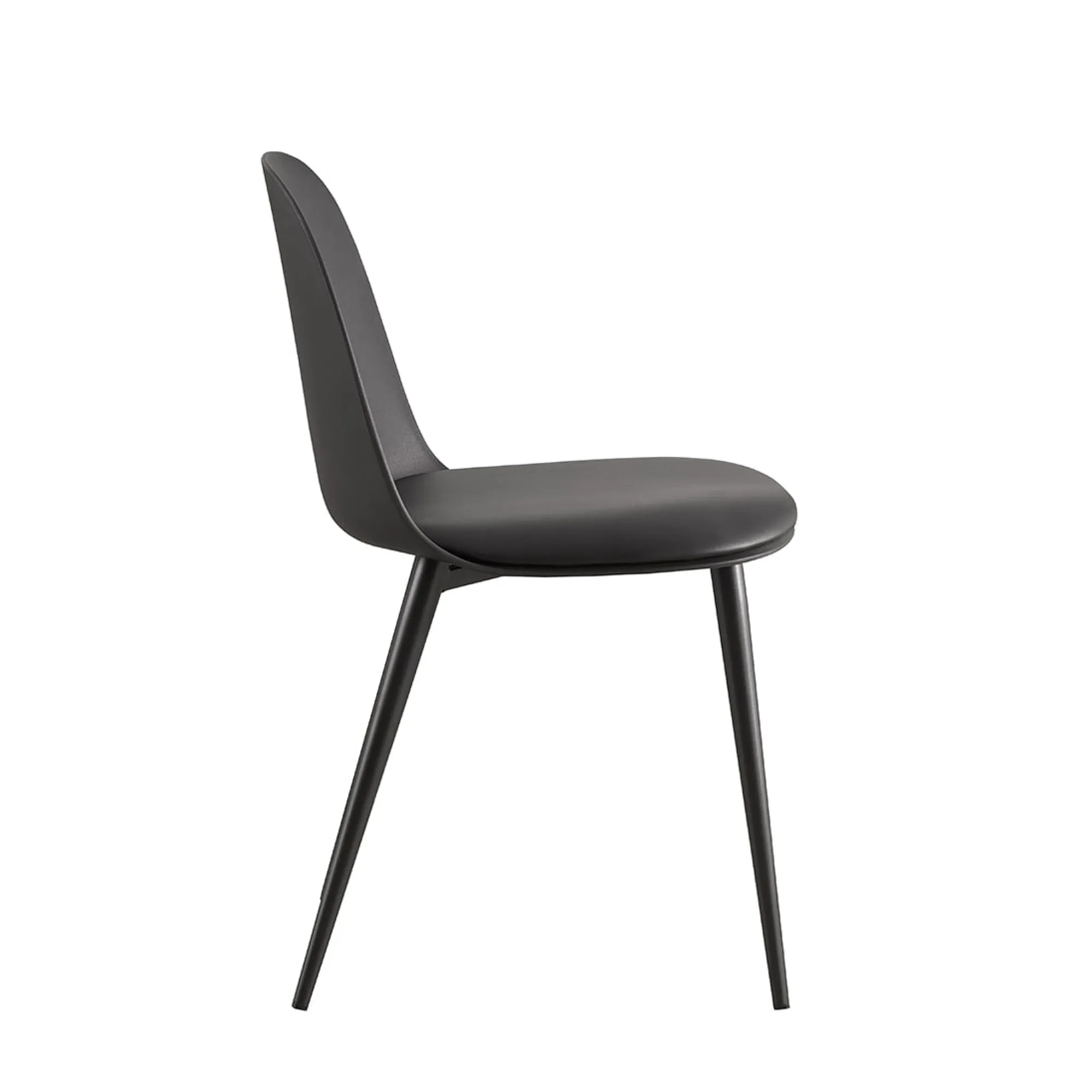 Eetkamerstoelen^Huisenthuis Stoel Noelle – Set van 2 Zwart