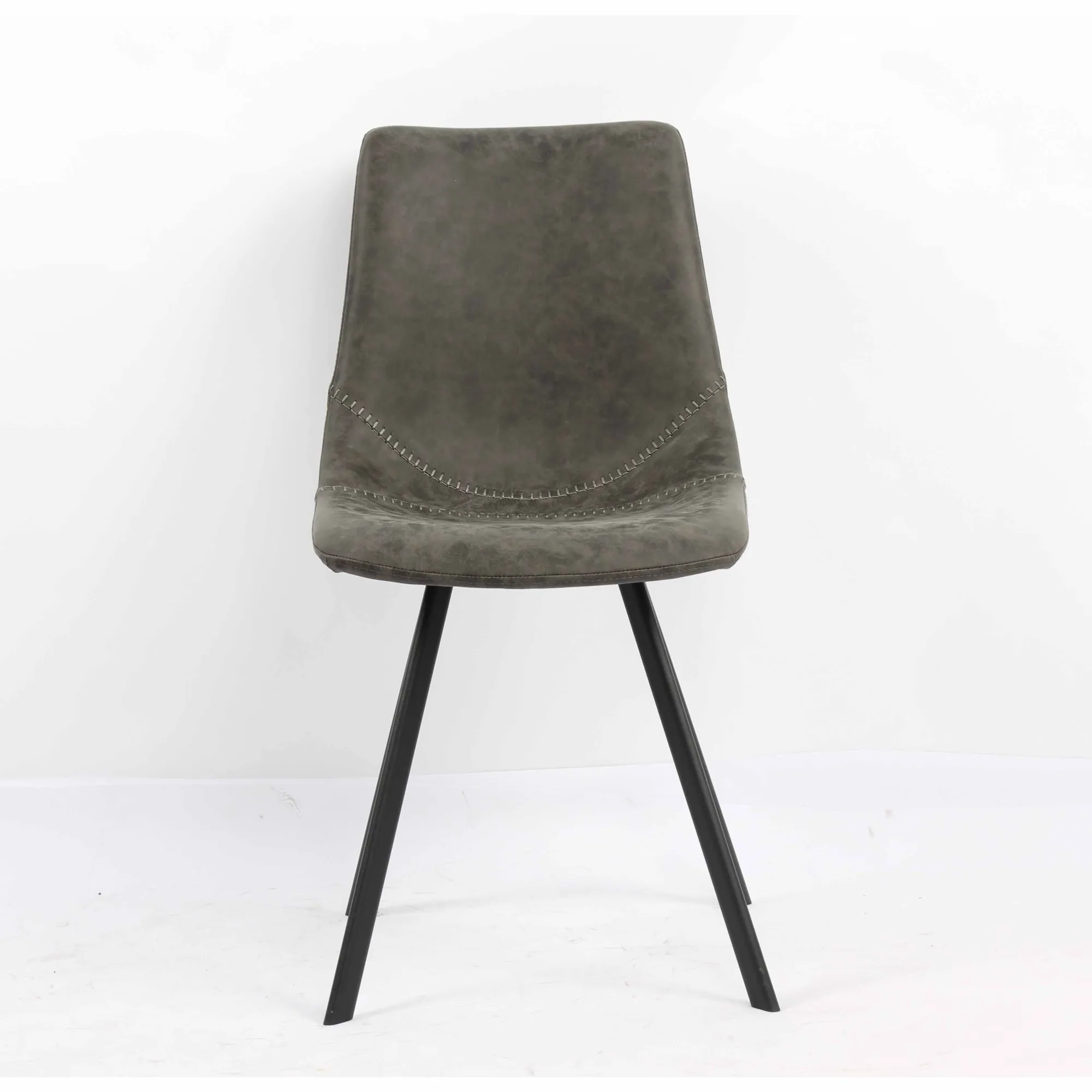 Eetkamerstoelen^Huisenthuis Stoel Olaf – Set van 2 Grijs