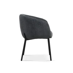 Eetkamerstoelen^Huisenthuis Stoel Pia – Set van 2 Donkergrijs
