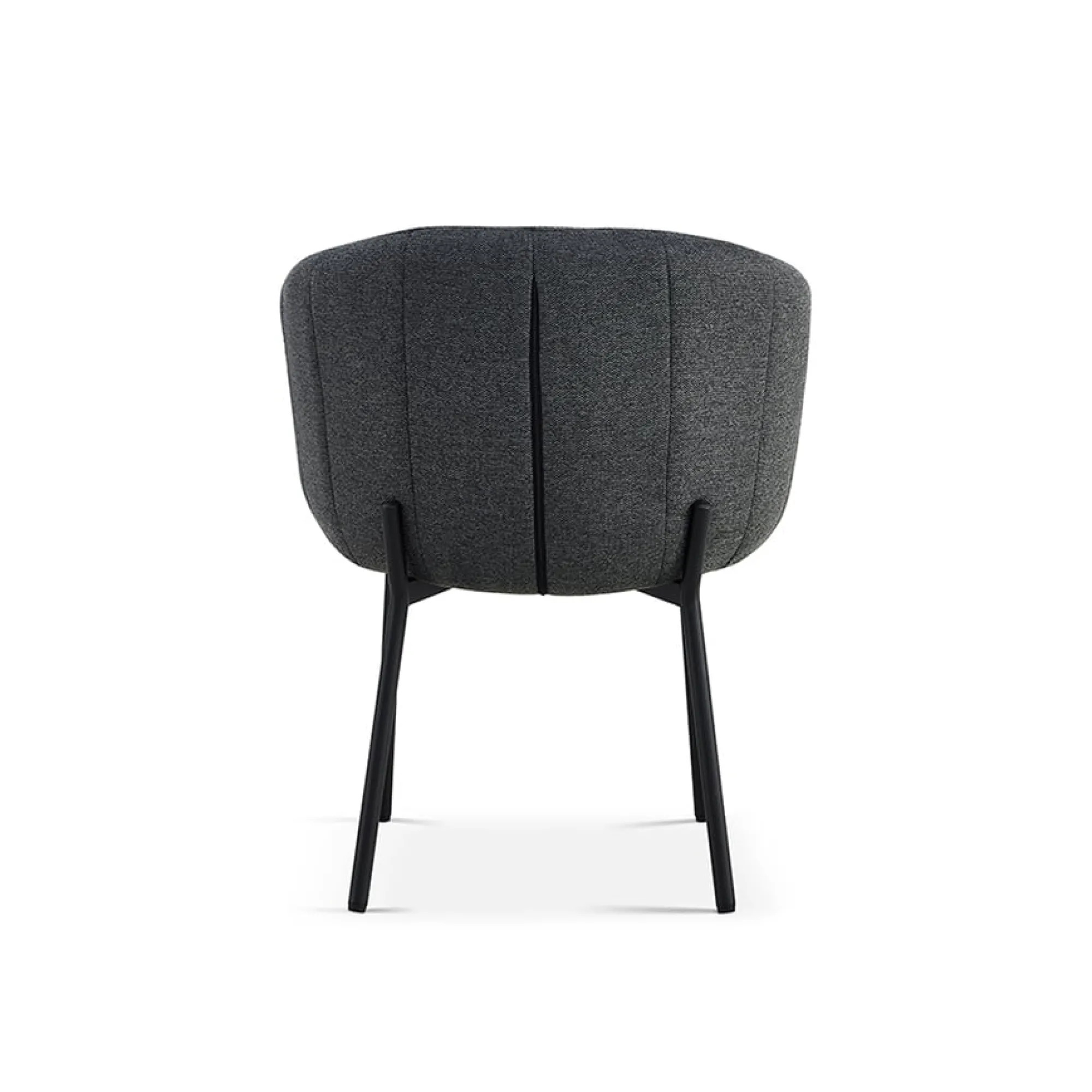 Eetkamerstoelen^Huisenthuis Stoel Pia – Set van 2 Donkergrijs