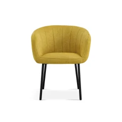 Eetkamerstoelen^Huisenthuis Stoel Pia – Set van 2 Geel
