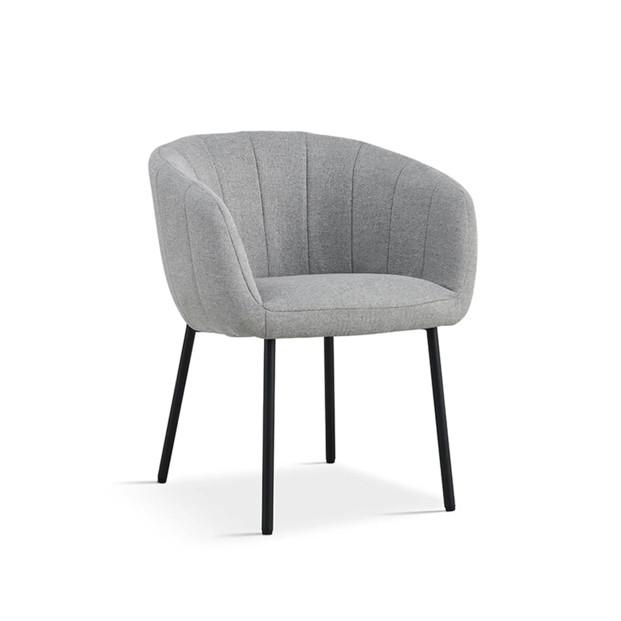Eetkamerstoelen^Huisenthuis Stoel Pia – Set van 2 Lichtgrijs