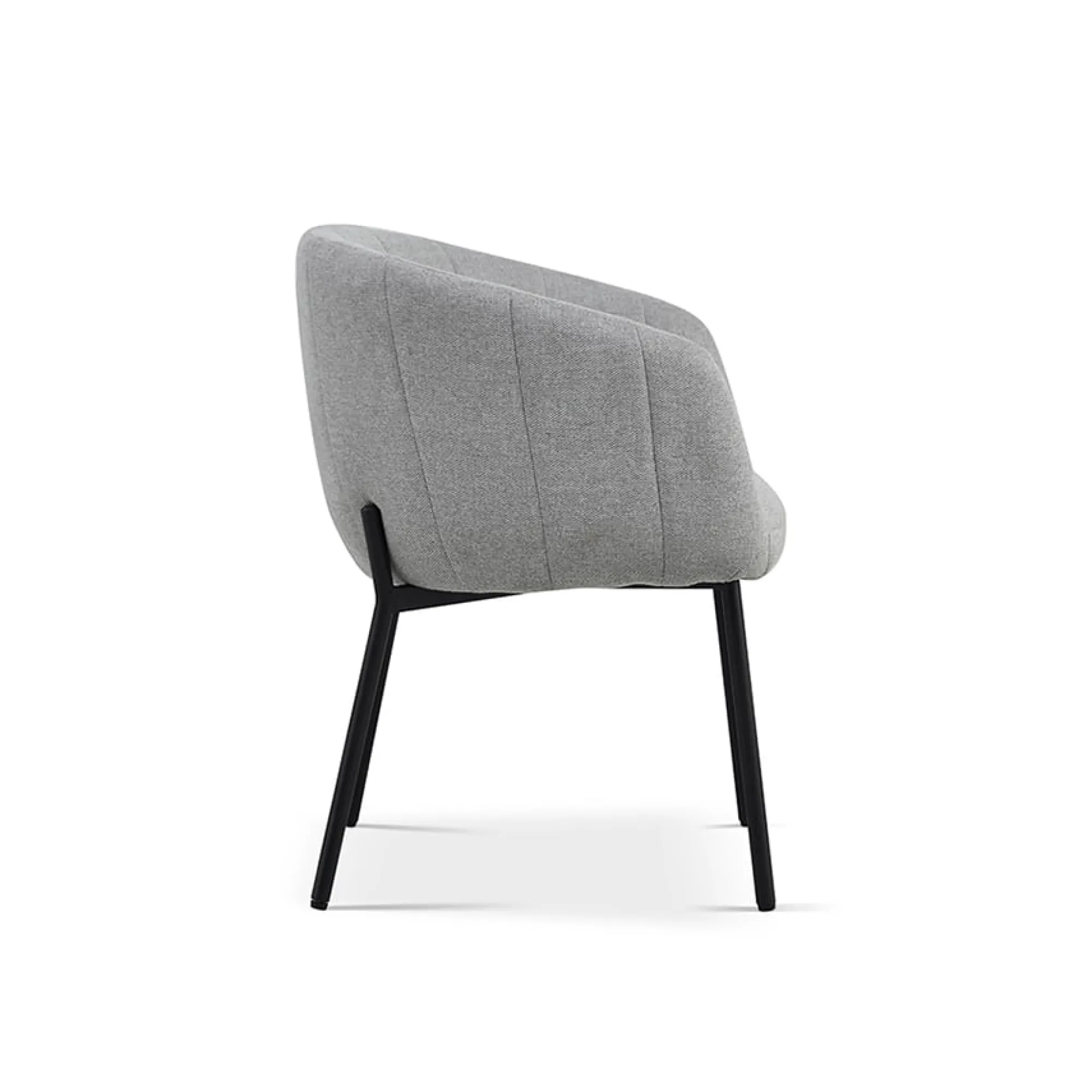 Eetkamerstoelen^Huisenthuis Stoel Pia – Set van 2 Lichtgrijs