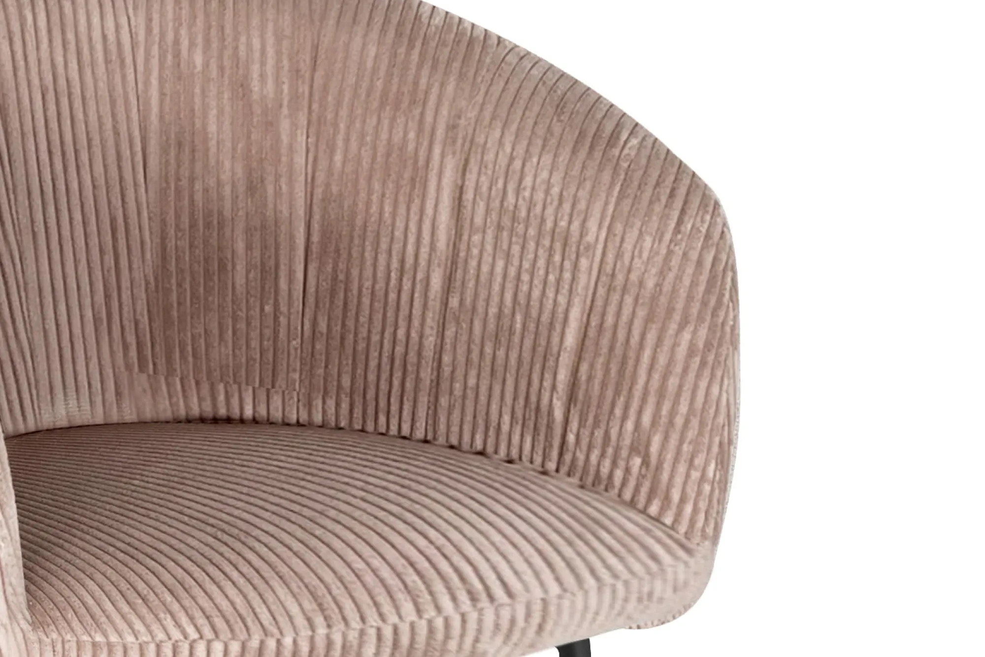 Eetkamerstoelen^Huisenthuis Stoel Pia Zand Ribstof – Set van 2