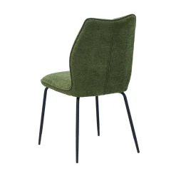 Eetkamerstoelen^Huisenthuis Stoel Quincy Groen – Set van 2