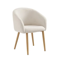 Eetkamerstoelen^Huisenthuis Stoel Romy – Set van 2 Beige