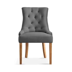 Eetkamerstoelen^Huisenthuis Stoel Sevilla – Set van 2 Antraciet