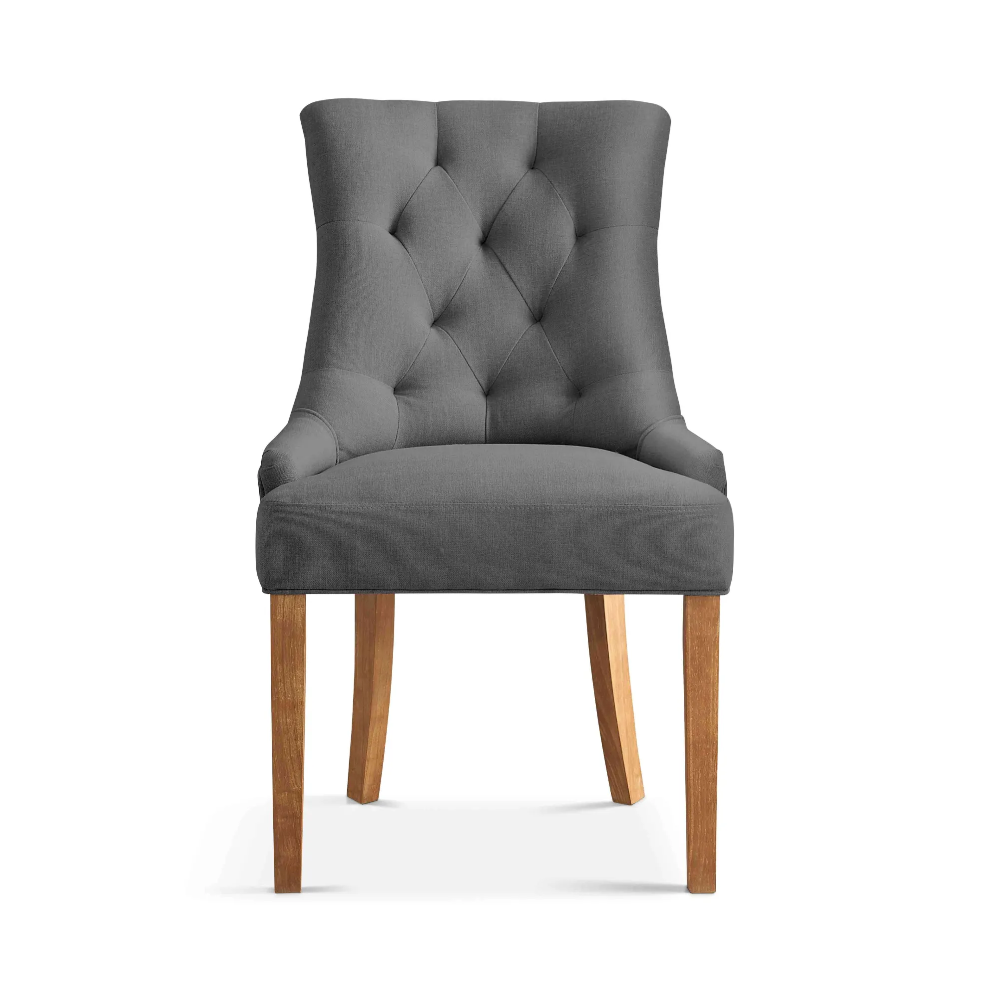 Eetkamerstoelen^Huisenthuis Stoel Sevilla – Set van 2 Antraciet