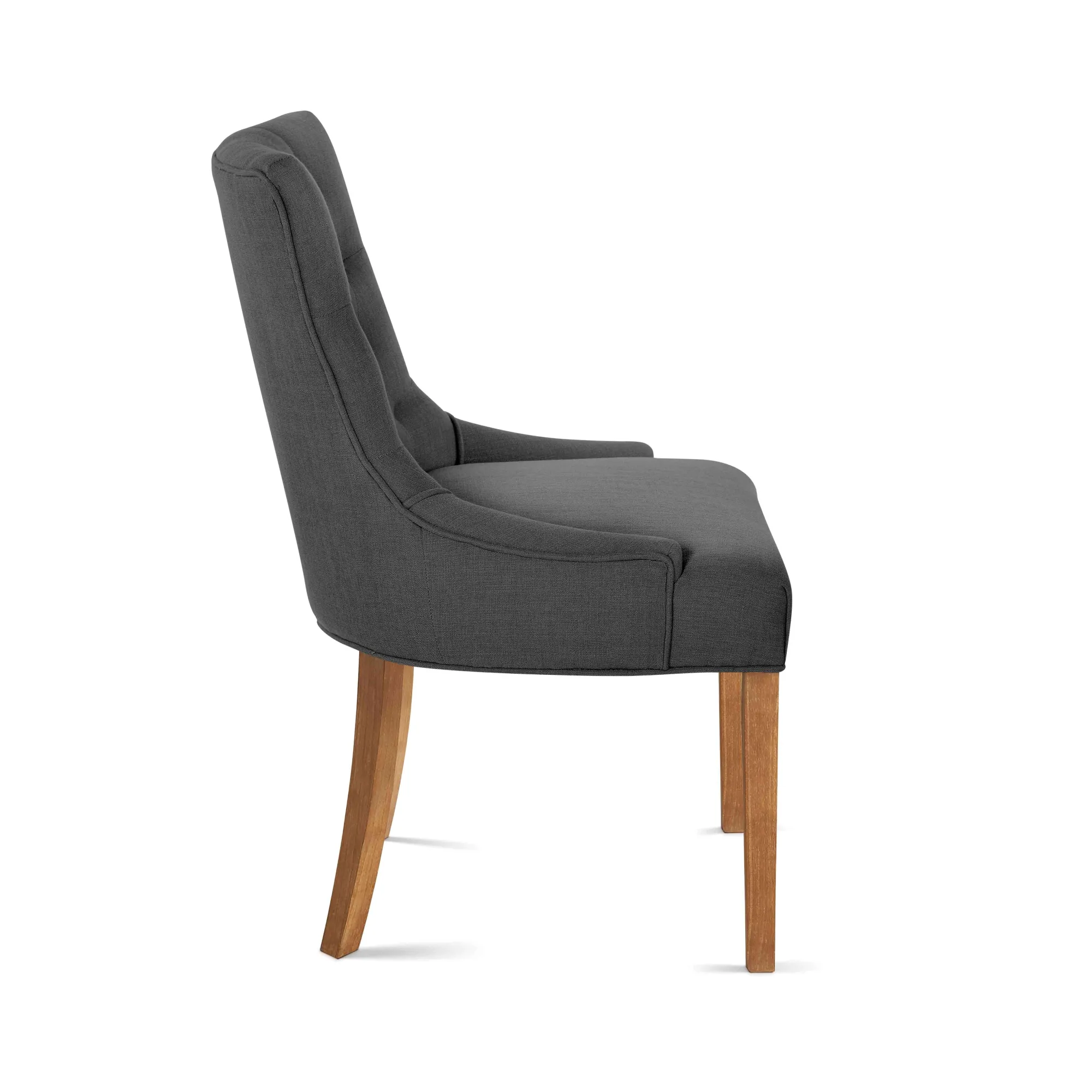 Eetkamerstoelen^Huisenthuis Stoel Sevilla – Set van 2 Antraciet
