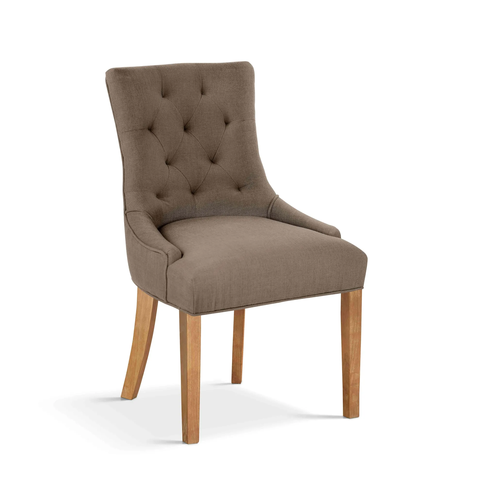 Eetkamerstoelen^Huisenthuis Stoel Sevilla – Set van 2 Taupe