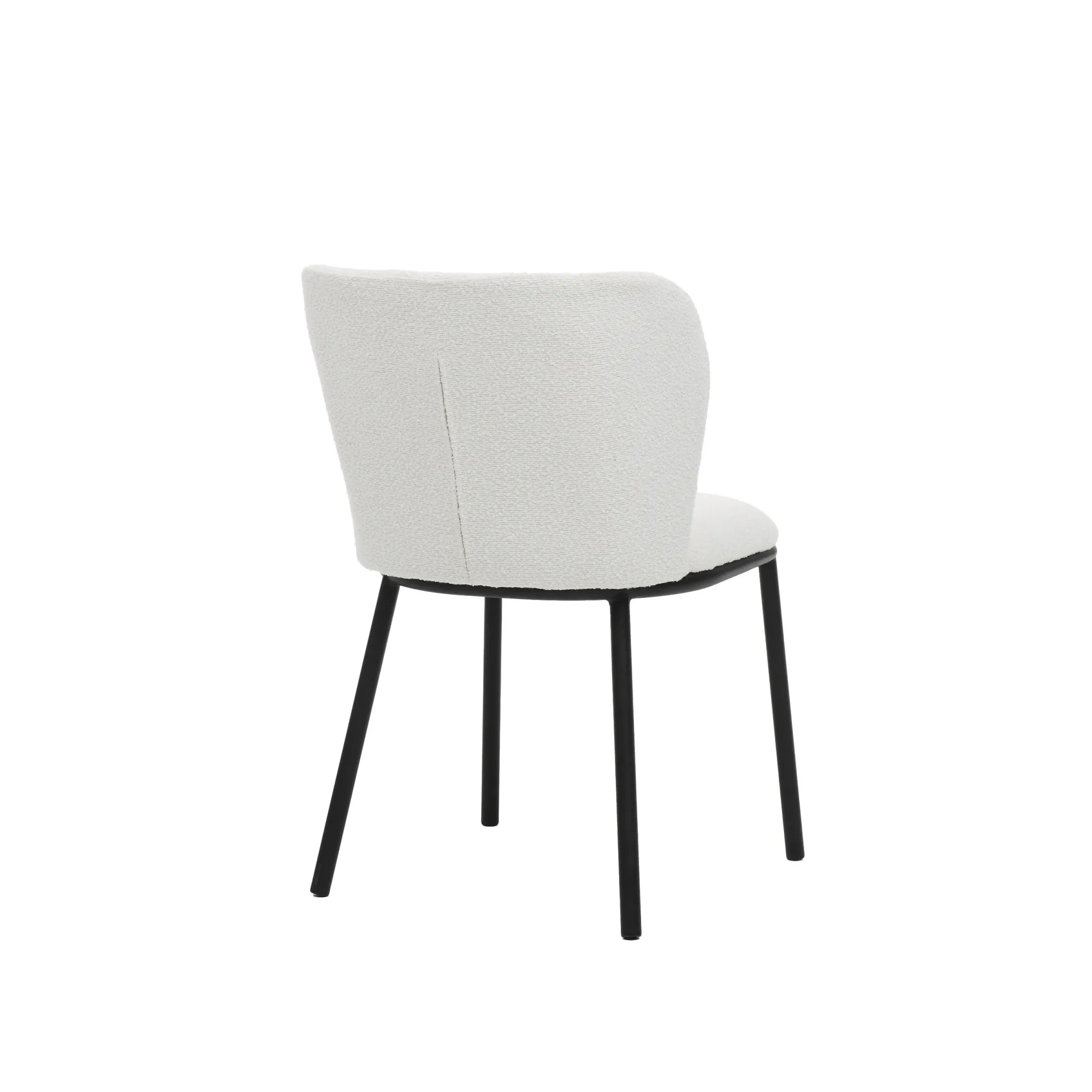 Eetkamerstoelen^Huisenthuis Stoel Silke Teddy Ivoor