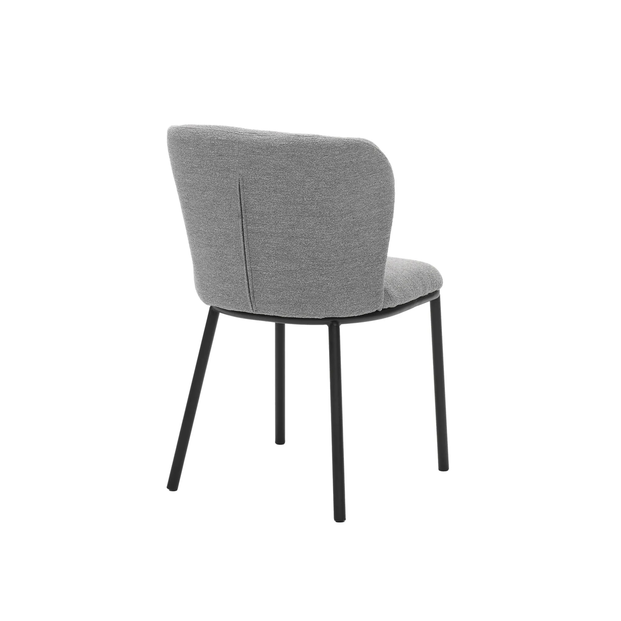Eetkamerstoelen^Huisenthuis Stoel Silke Teddy Steel