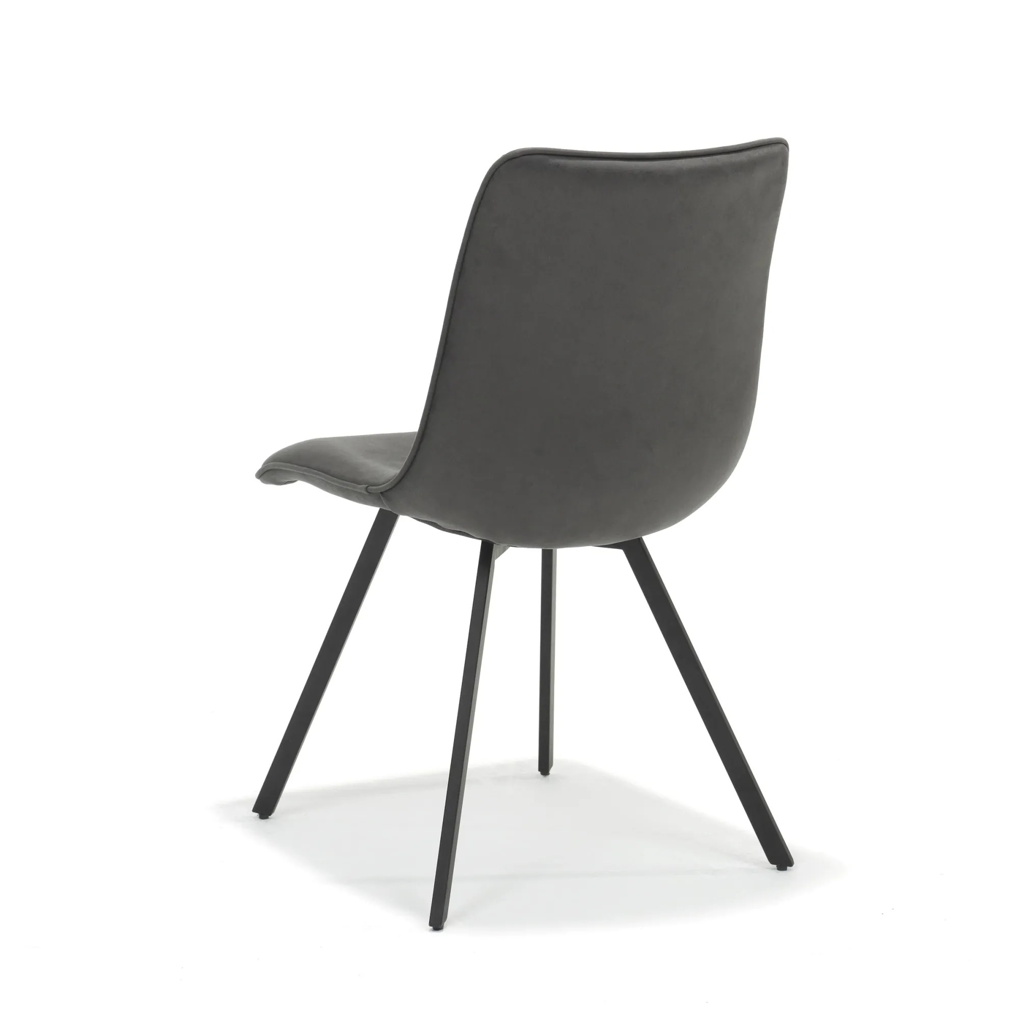 Eetkamerstoelen^Huisenthuis Stoel Thijs – Set van 4 Antraciet