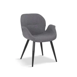 Eetkamerstoelen^Huisenthuis Stoel Tina – Set van 2 Grijs