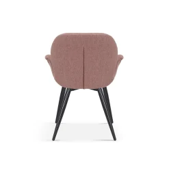 Eetkamerstoelen^Huisenthuis Stoel Tina – Set van 2 Roze