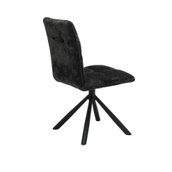 Eetkamerstoelen^Huisenthuis Stoel Yinthe Donkergrijs – Set van 2