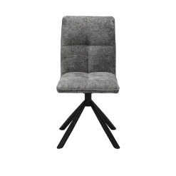 Eetkamerstoelen^Huisenthuis Stoel Yinthe Grijs – Set van 2