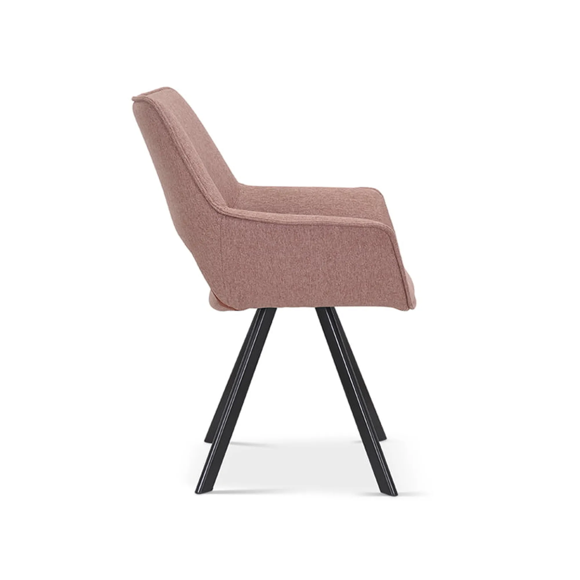Eetkamerstoelen^Huisenthuis Stoel Zoë Roze – Set van 2