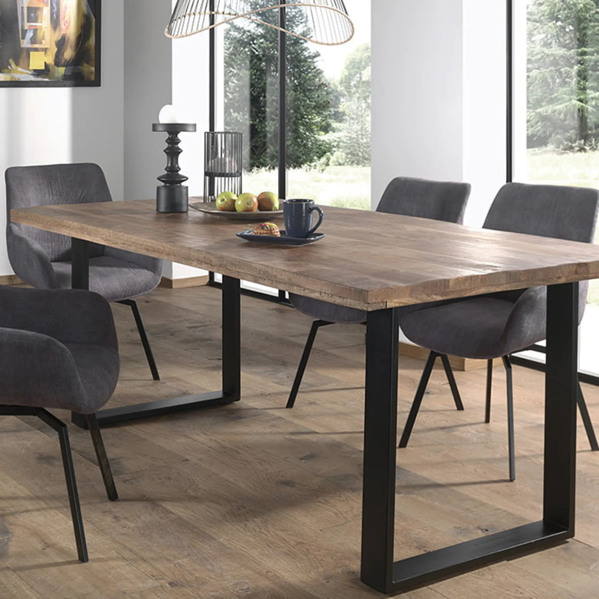 Eetkamertafels^Huisenthuis Tafel Nena Mangolia 200 cm