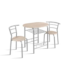 Woonaccessoires|Eetkamertafels^Huisenthuis Tafelset Bella Grijs
