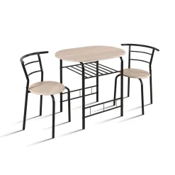 Woonaccessoires|Eetkamertafels^Huisenthuis Tafelset Bella Zwart