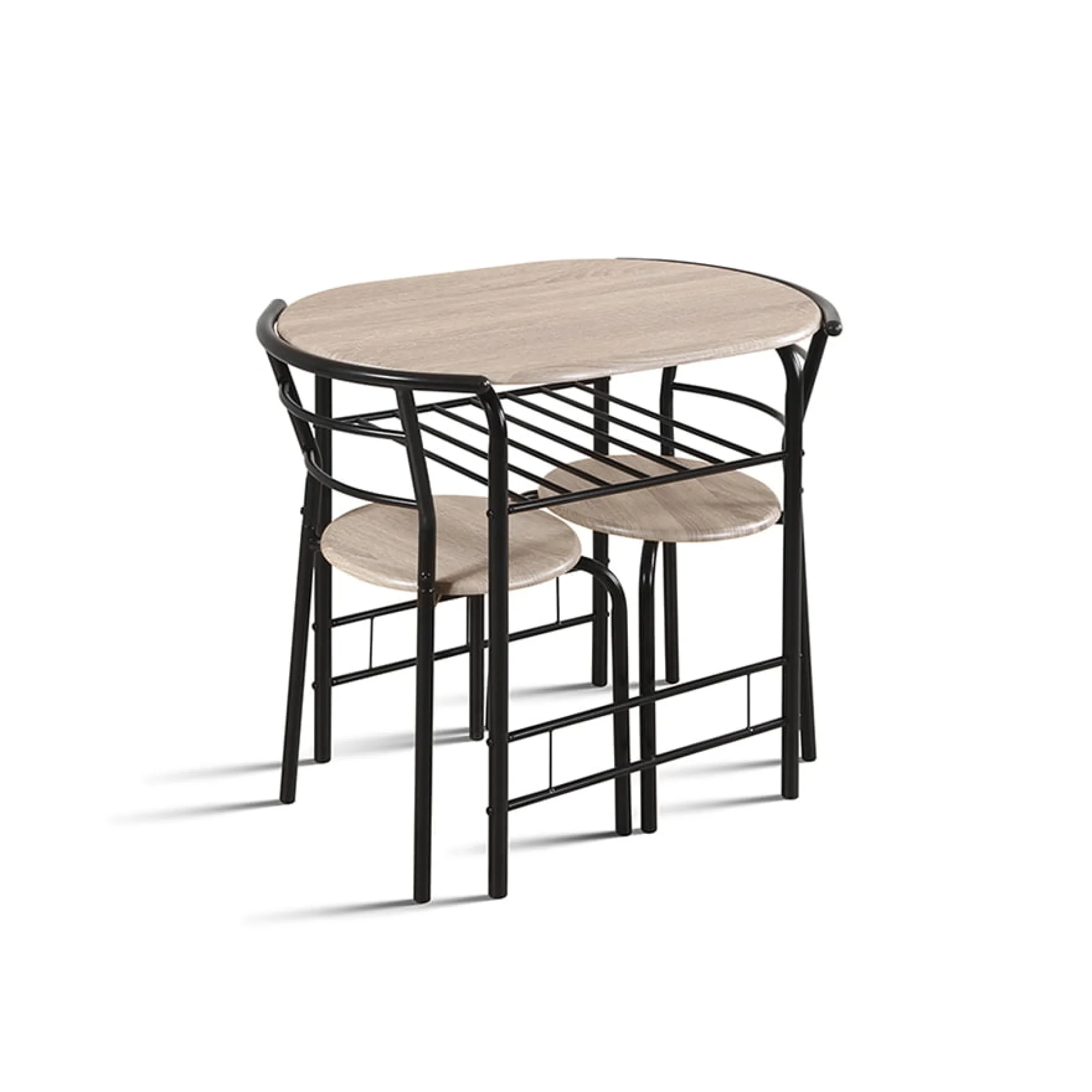 Woonaccessoires|Eetkamertafels^Huisenthuis Tafelset Bella Zwart