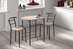 Woonaccessoires|Eetkamertafels^Huisenthuis Tafelset Bella Zwart