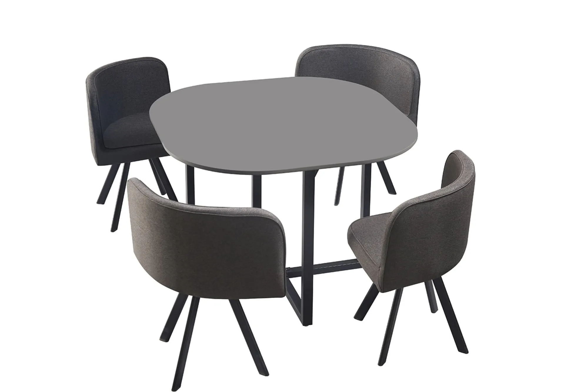 Eetkamertafels^Huisenthuis Tafelset Tuur Grijs