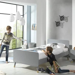 Kinderbedden^Huisenthuis Tienerbed Eline-G Grijs