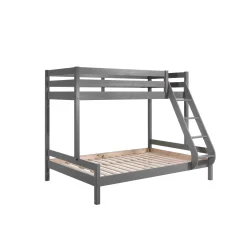 Kinderbedden^Huisenthuis Triobed Charlie Grijs