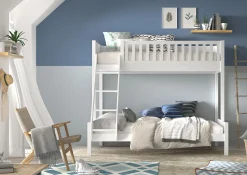 Kinderbedden^Huisenthuis Triobed Jonas Wit