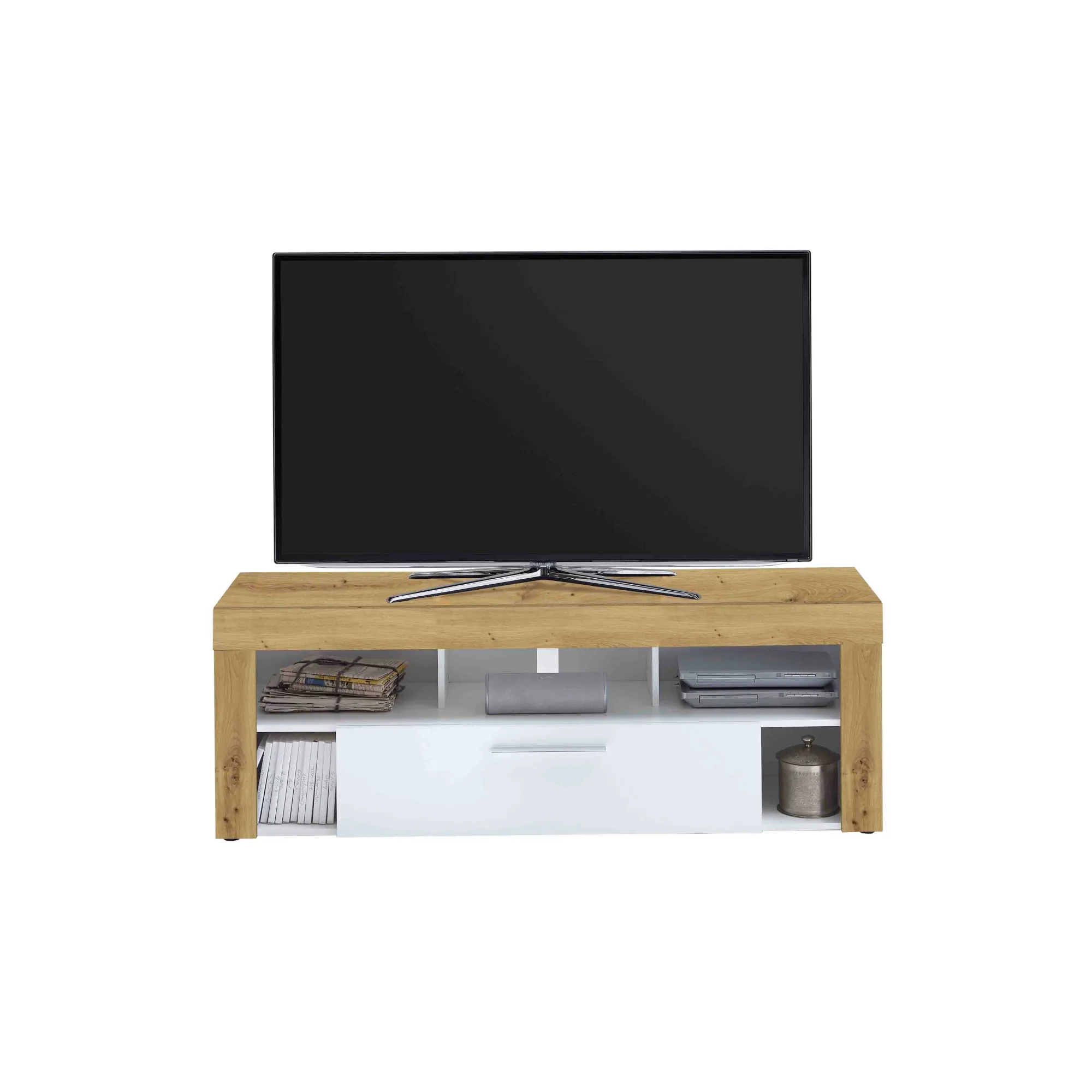 Tv Meubels^Huisenthuis TV-meubel Enrico 150x40x53 cm Artisan Eiken