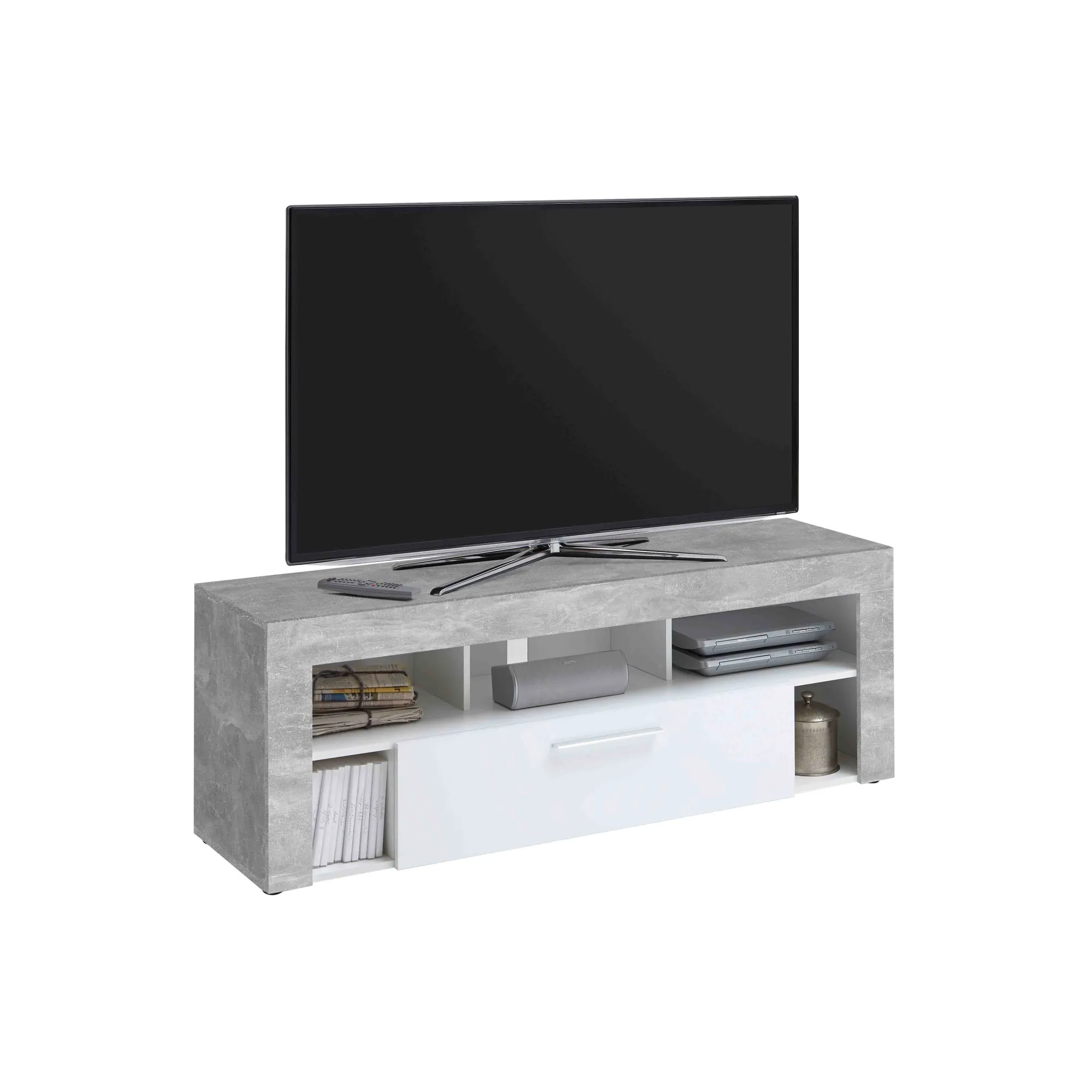 Tv Meubels^Huisenthuis TV-meubel Enrico 150x40x53 cm Beton