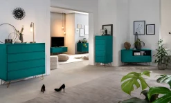 Tv Meubels^Huisenthuis TV-meubel Lucy 120 cm Blauw