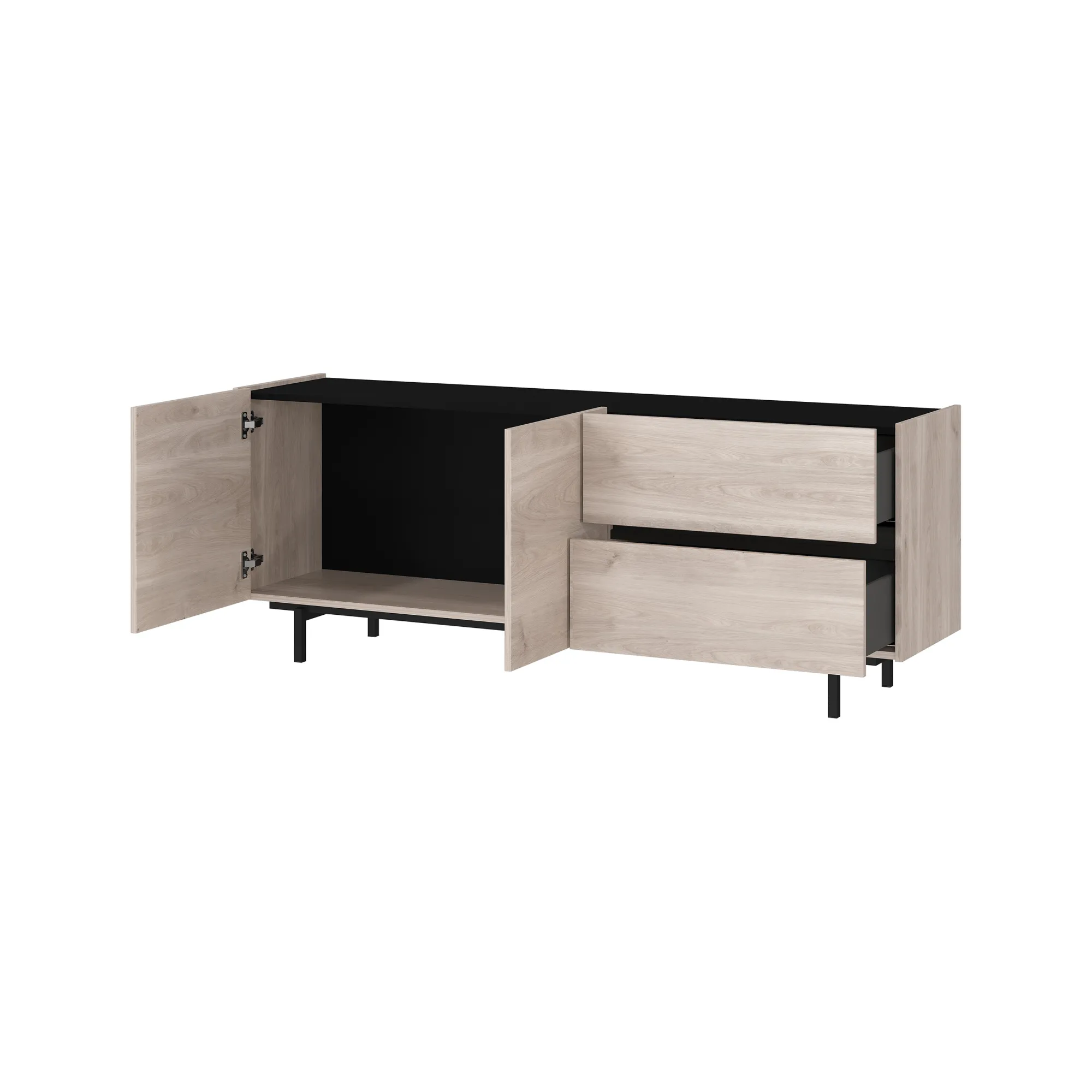 Tv Meubels^Huisenthuis TV-meubel Paxos Eiken 162 cm