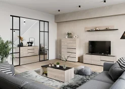 Tv Meubels^Huisenthuis TV-meubel Paxos Eiken 162 cm