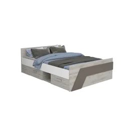 Kinderbedden^Huisenthuis Tweepersoonsbed Lando Zandeiken 140 cm