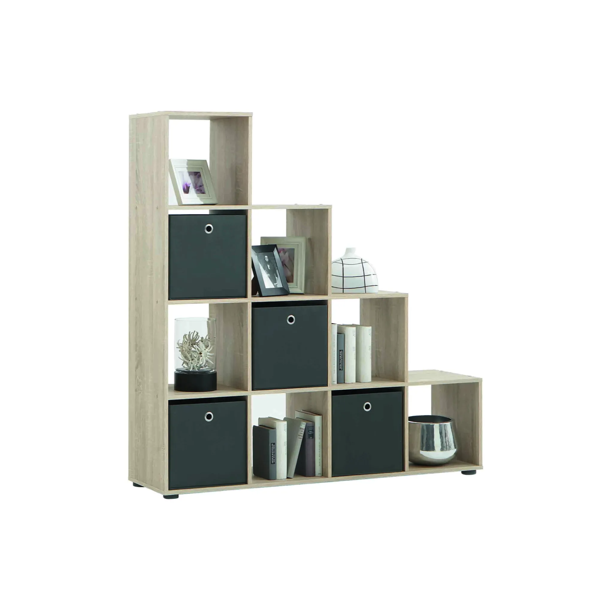 Wandrekken^Huisenthuis Vakkenkast Camiel – 139x33x142 cm Eiken