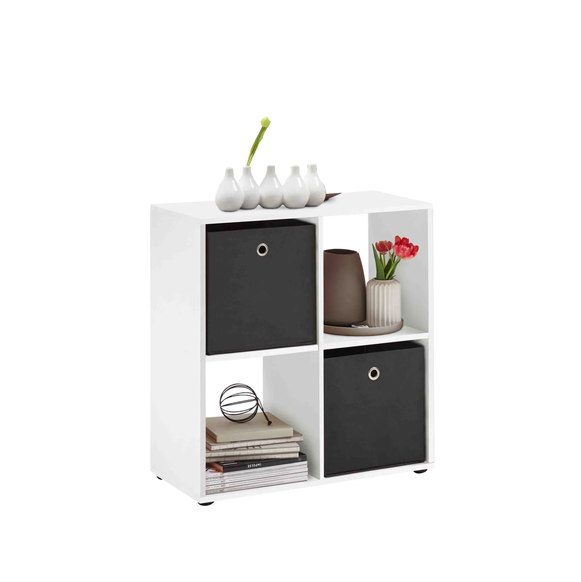 Wandrekken^Huisenthuis Vakkenkast Camiel – 70x33x72 cm Wit