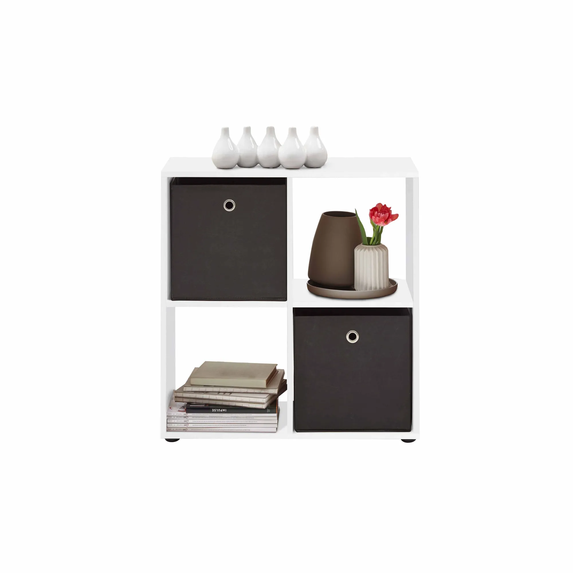 Wandrekken^Huisenthuis Vakkenkast Camiel – 70x33x72 cm Wit