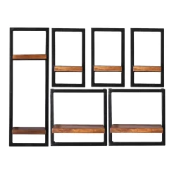 Wandrekken^Huisenthuis Wandrek Mali – 105x75x25 cm – Set van 6