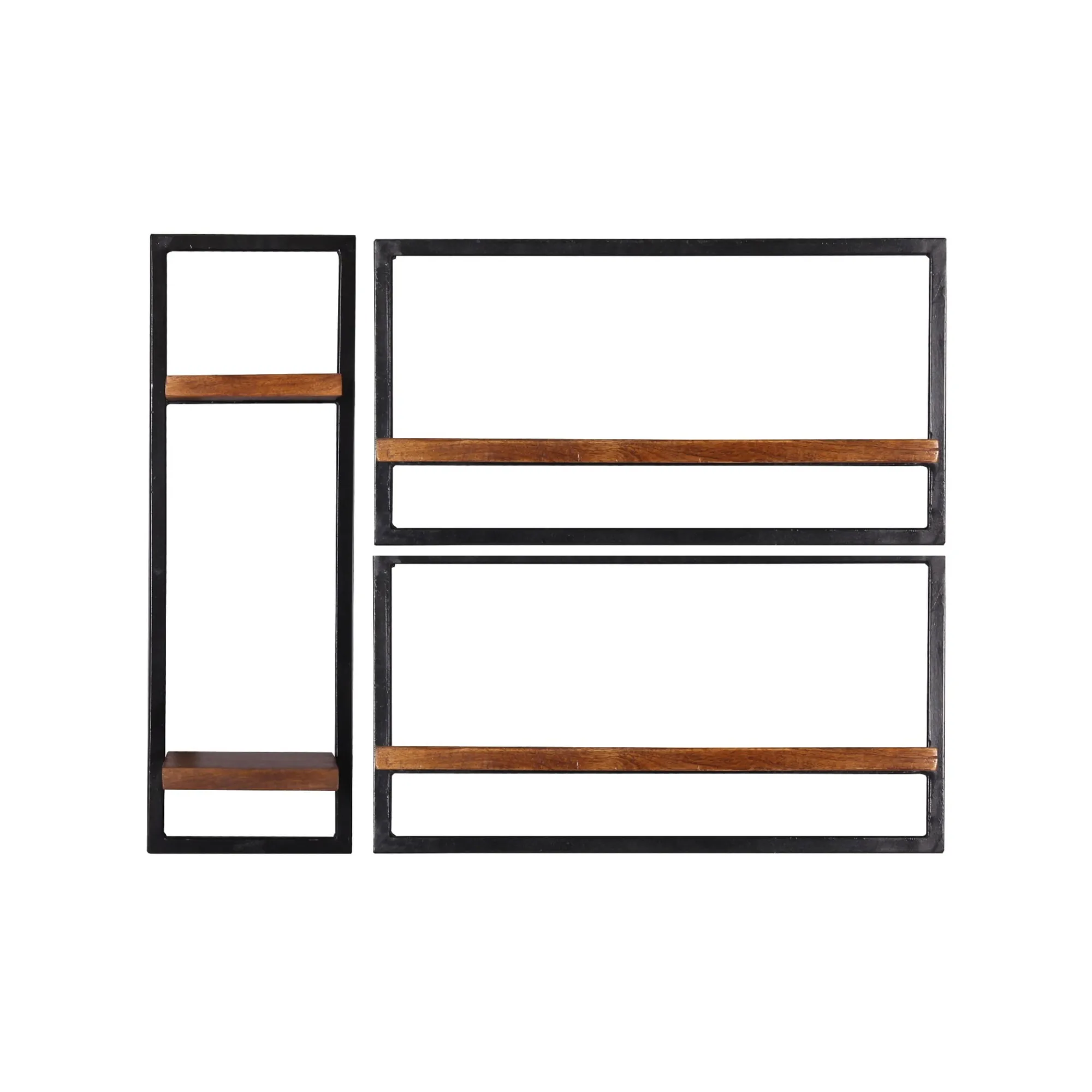 Wandrekken^Huisenthuis Wandrek Mali – 95x75x25 cm – Set van 3