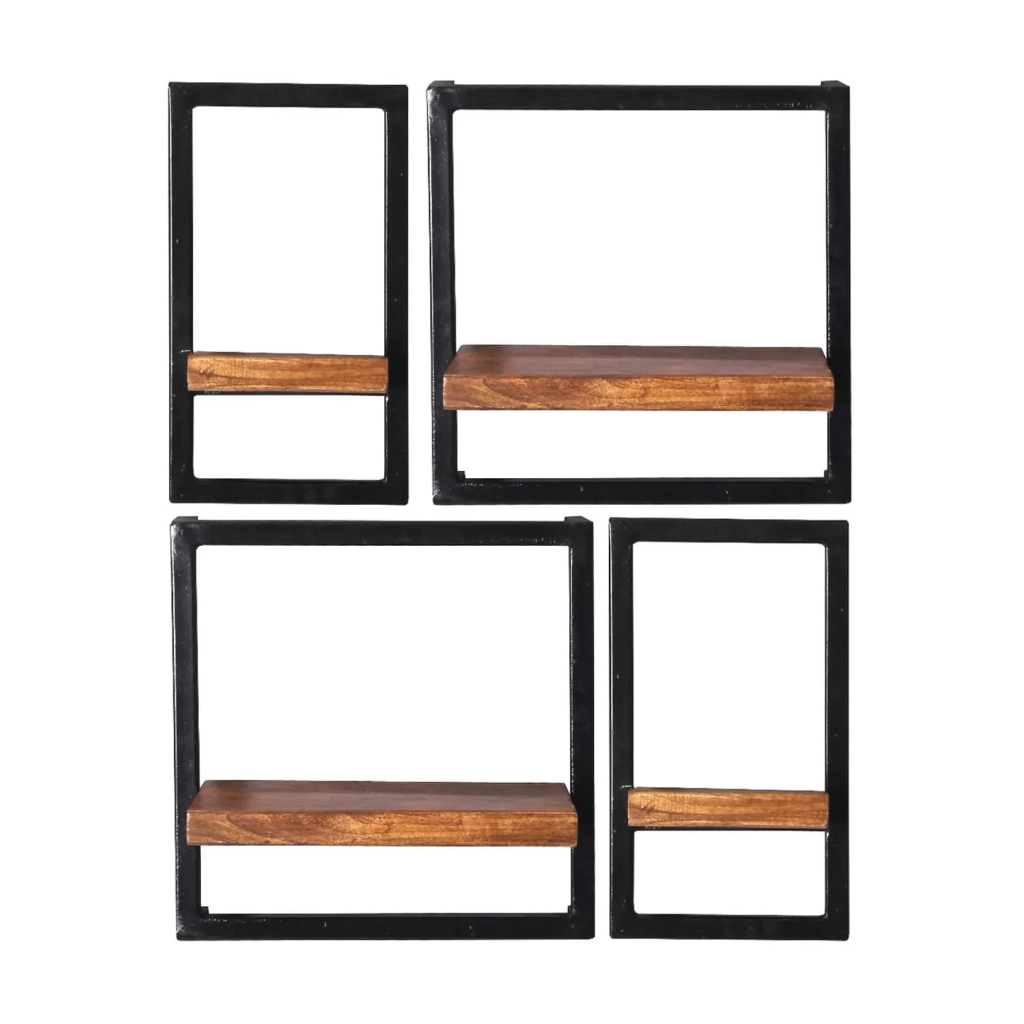 Wandrekken^Huisenthuis Wandrek Mali – 60x75x25 cm – Set van 4