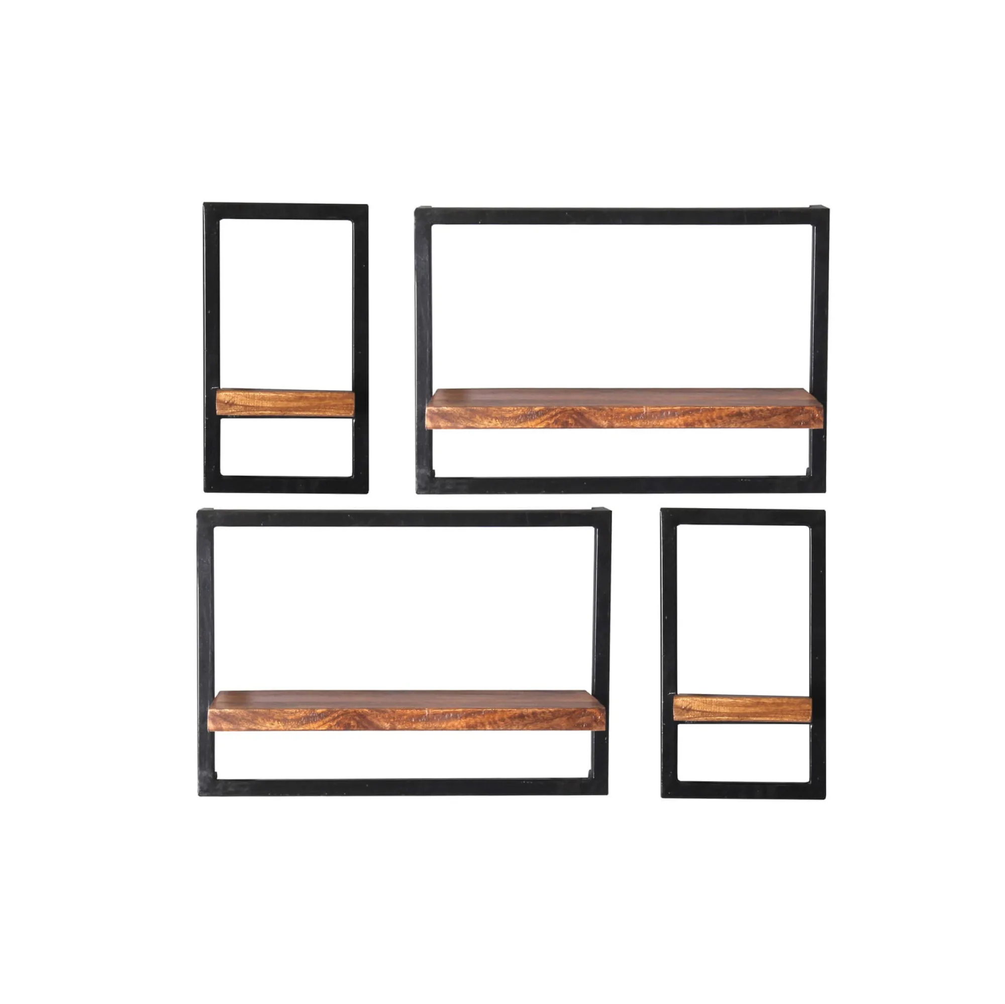 Wandrekken^Huisenthuis Wandrek Mali – 75x75x25 cm – Set van 4