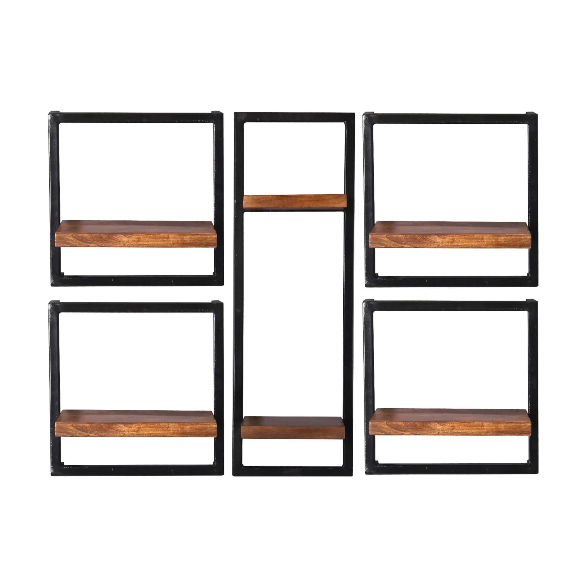 Wandrekken^Huisenthuis Wandrek Mali – 105x75x25 cm – Set van 5