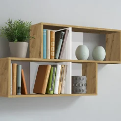 Wandrekken^Huisenthuis Wandrek Oregon Oak-White S Eiken-Wit