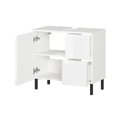 Wastafelkasten^Huisenthuis Wastafelkast Abrantes 60 cm Wit
