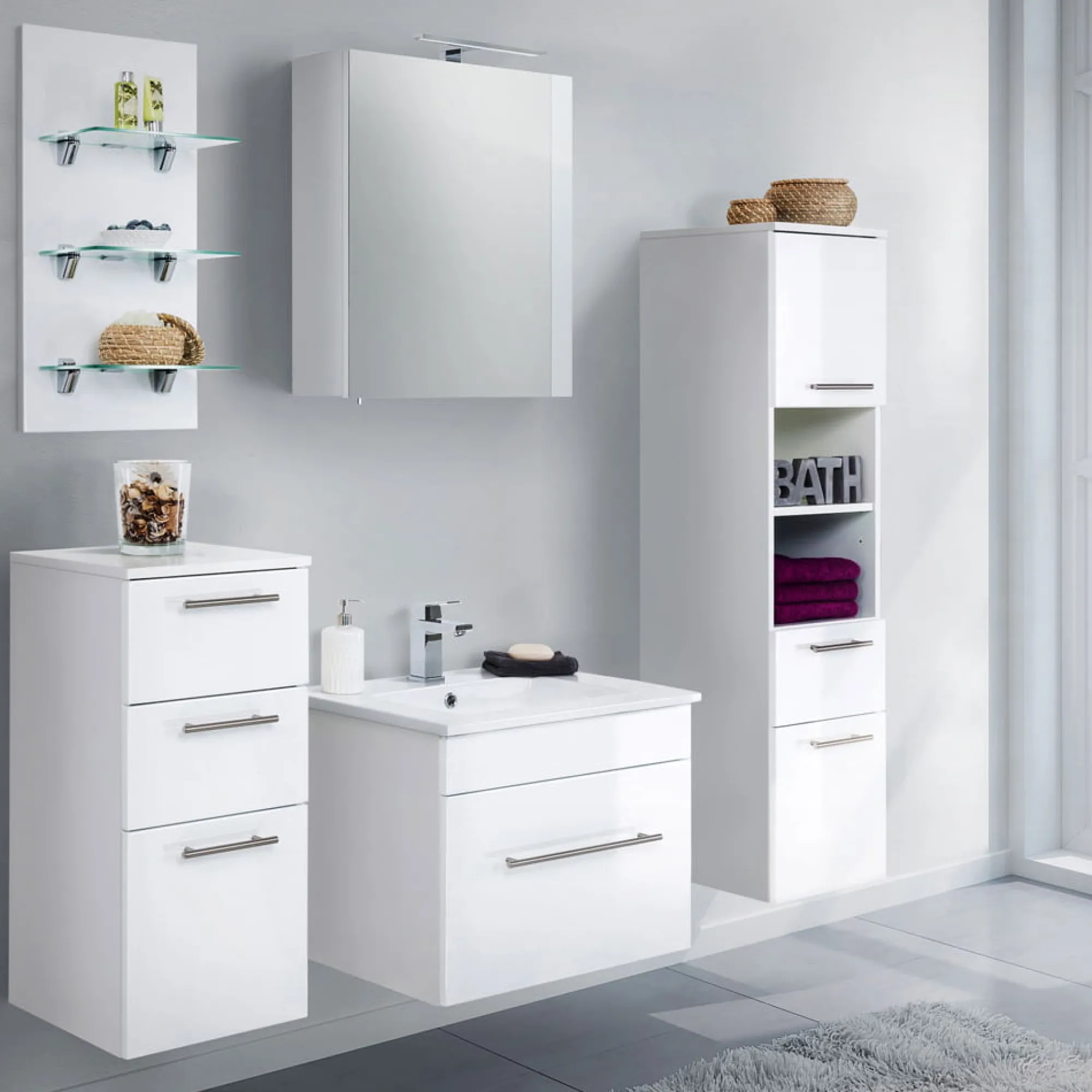 Wastafelkasten^Huisenthuis Wastafelkast Ivar S Wit