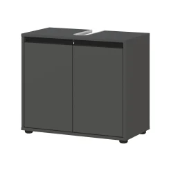 Wastafelkasten^Huisenthuis Wastafelkast Pula 63 cm Grafiet