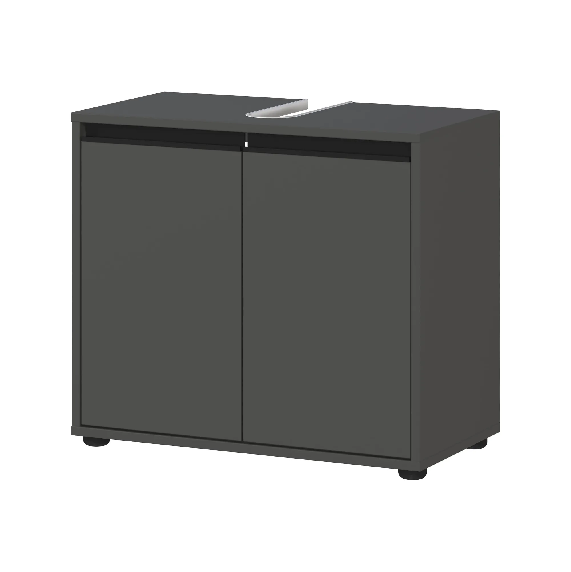 Wastafelkasten^Huisenthuis Wastafelkast Pula 63 cm Grafiet